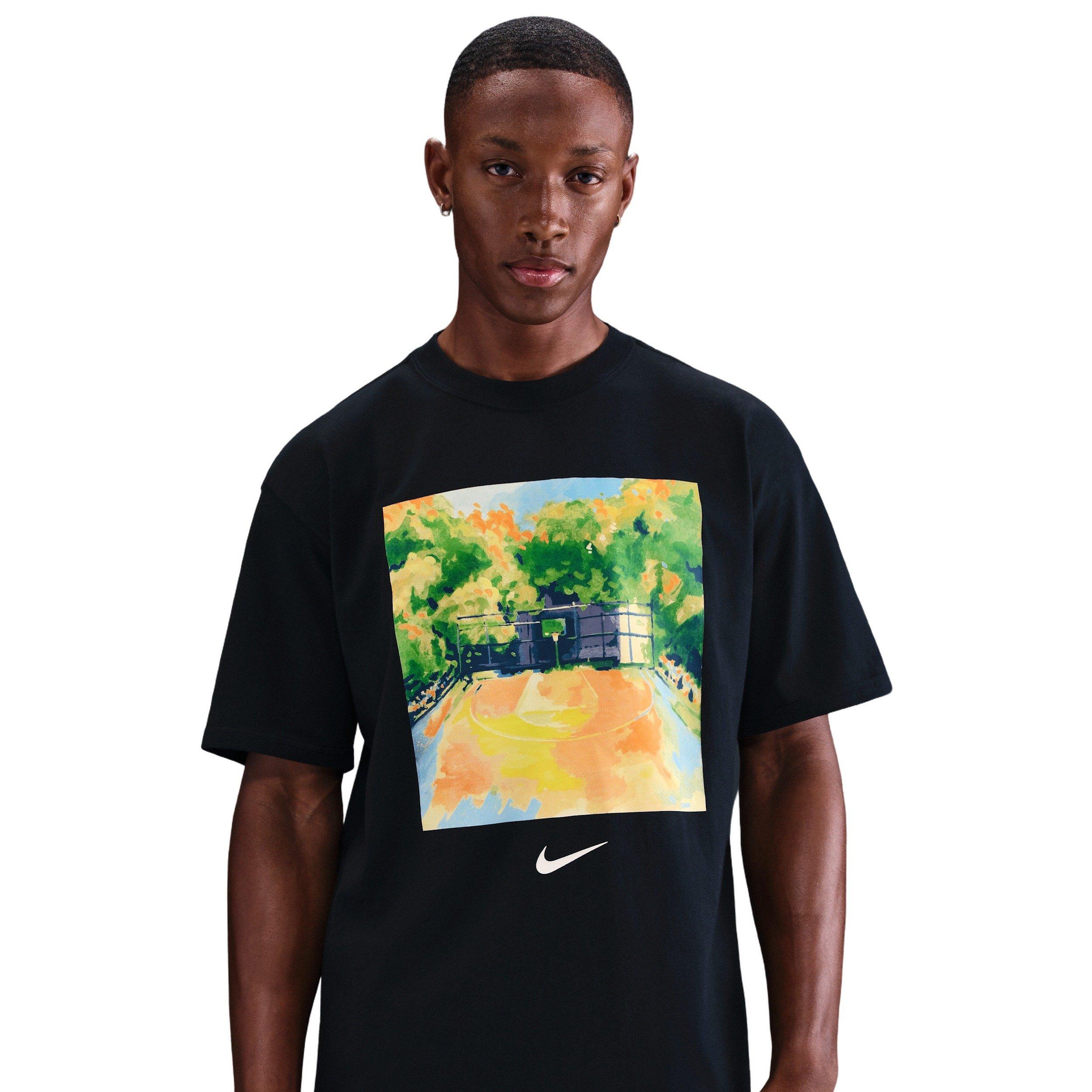 Nike Men's Max90 NAOS T-Shirt - Black - BLACK